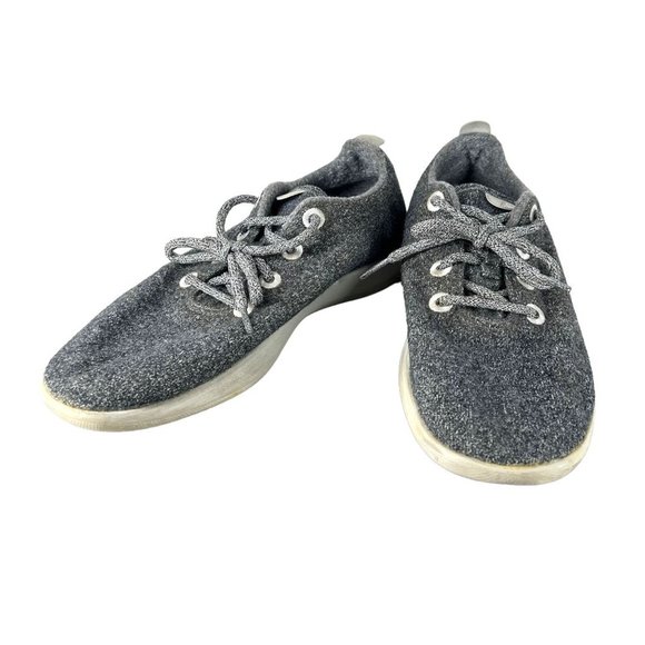 Allbirds Medium Grey Lace Up Wool Sneakers Size 10